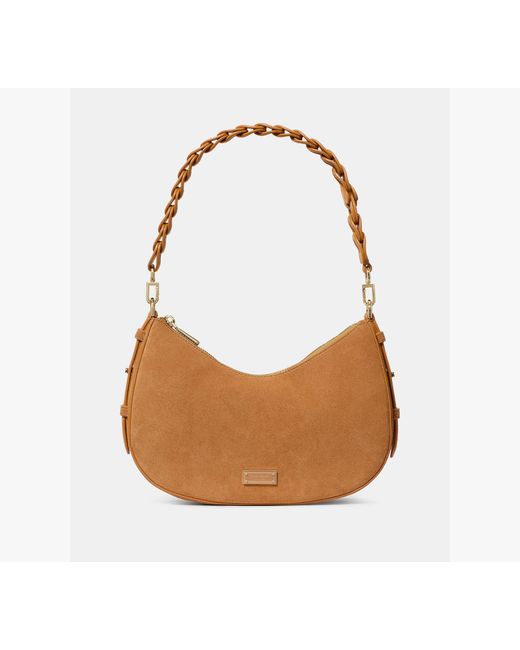 Kate Spade Brown Kate Spade Liv Suede Convertible Shoulder Bag