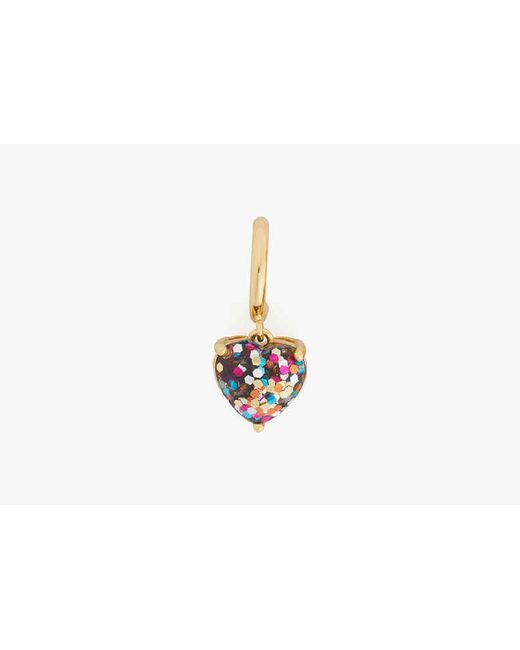 Kate Spade White My Love Heart Huggies