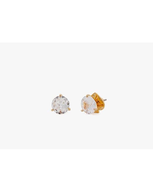 Kate Spade White Small Square Studs