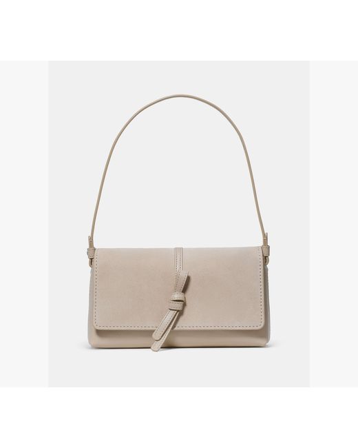 Kate Spade Gray Loop Suede Small Shoulder Bag