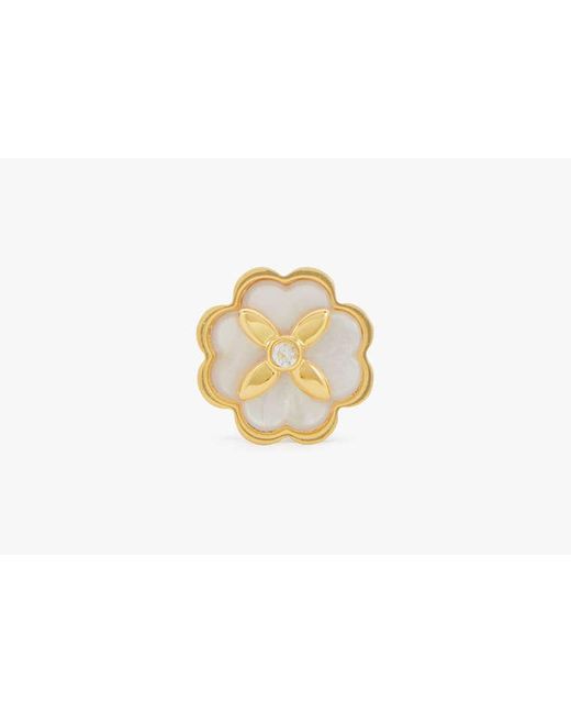 Kate Spade Black Heritage Bloom Studs