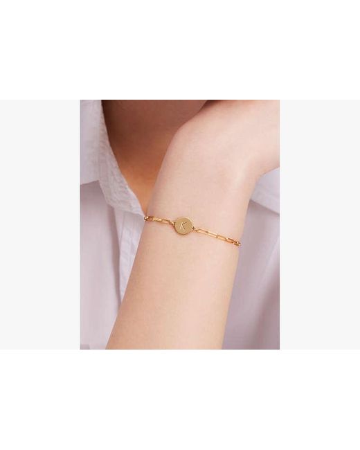 Kate Spade Metallic Gliederarmband mit Initiale "K"