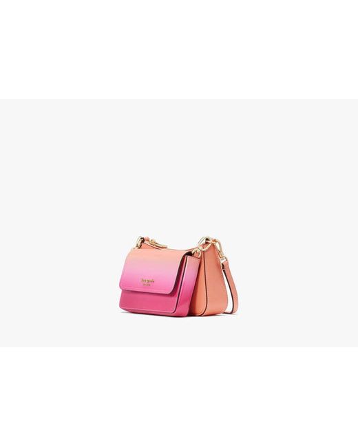 Kate Spade Pink Double Up Ombre Umhängetasche
