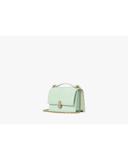 Kate Spade Black Deco Quilted Mini Flap Chain Crossbody