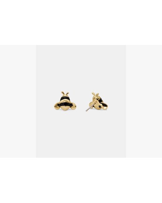 Kate Spade White Summer Daze Bee Studs