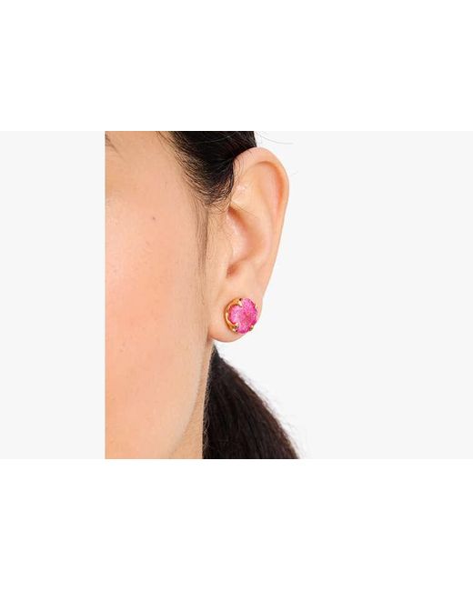 Kate Spade Pink Pop Of Joy 10Mm Spade Flower Studs