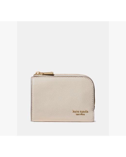 Kate Spade White Devin Small Compact Wallet