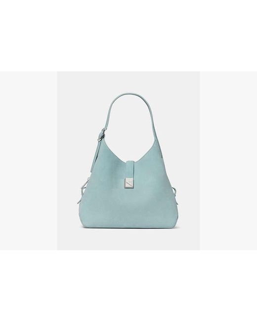 Kate Spade Blue Deco Suede Crossbody Tote