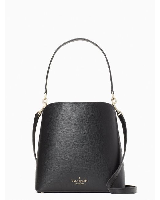 Kate Spade Leather Darcy Large Bucket Bag in Black Lyst