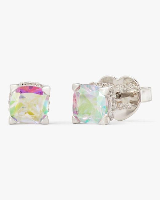 Kate Spade Multicolor Little Luxuries 6mm Square Studs