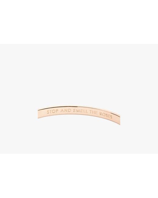 Kate Spade Black Set In Stone Hinged Bangle