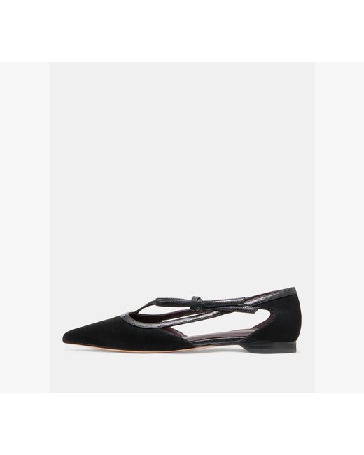 Kate Spade Gray Loop Flat