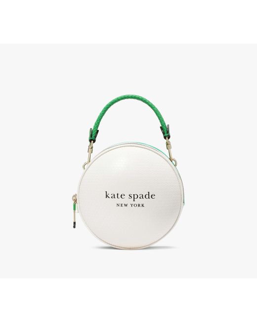 Kate Spade White Tee Time 3D Golf Ball Umhängetasche