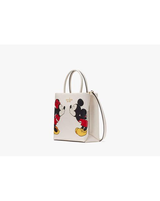 Kate Spade White Disney x Minnie Tote Bag