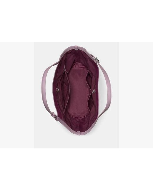 Kate Spade Purple Deco Suede Tulip Tote