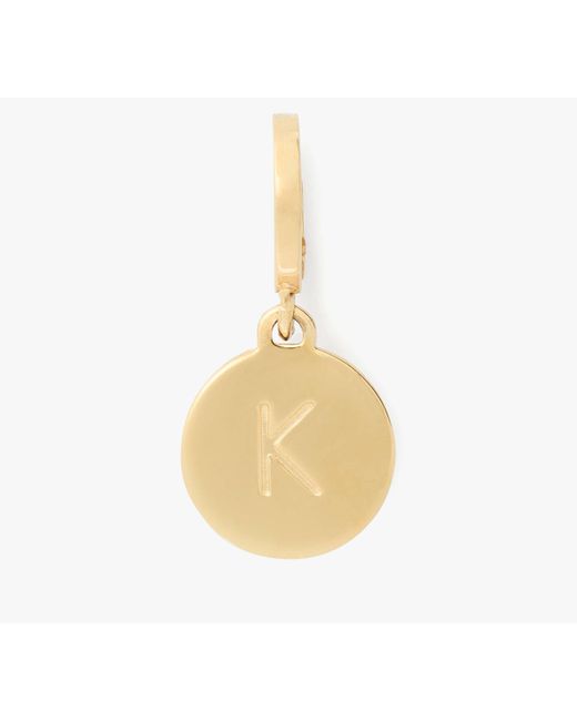 Kate Spade Metallic Initial Mini Charm