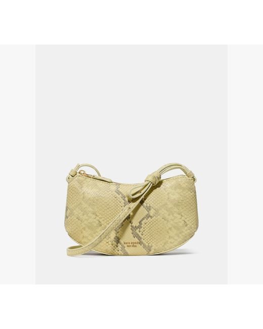 Kate Spade Metallic Loop Snake Embossed Crossbody Bag