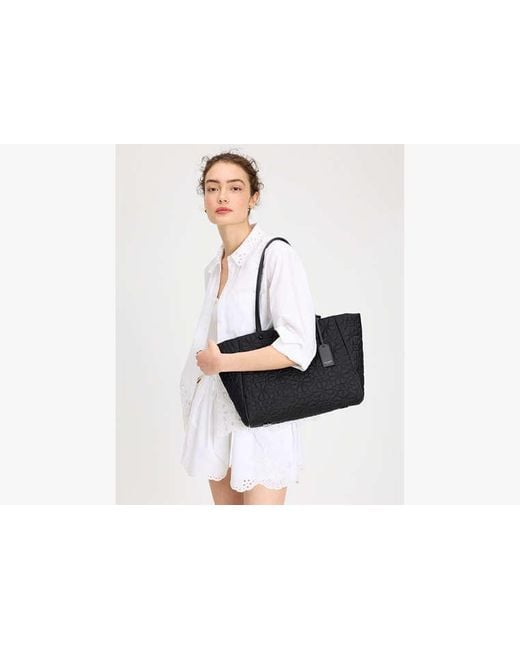 Kate Spade Black Tilly Quilted Medium Tote Bag