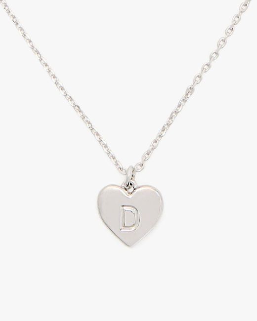 Kate Spade White Initial Here D Pendant