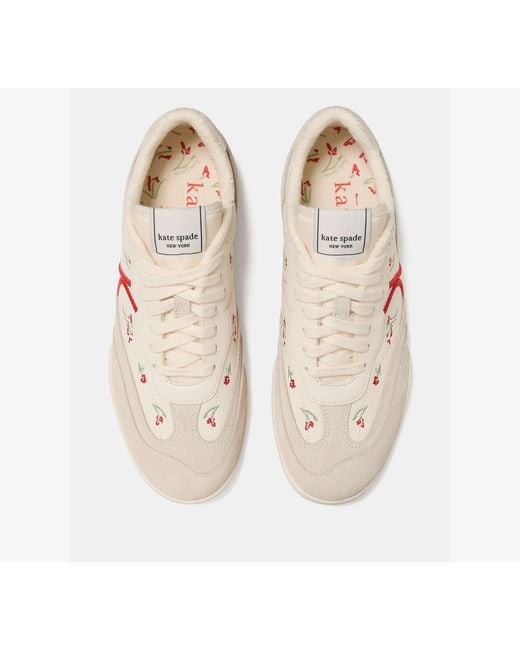 Kate Spade White Ks Drift Sneaker