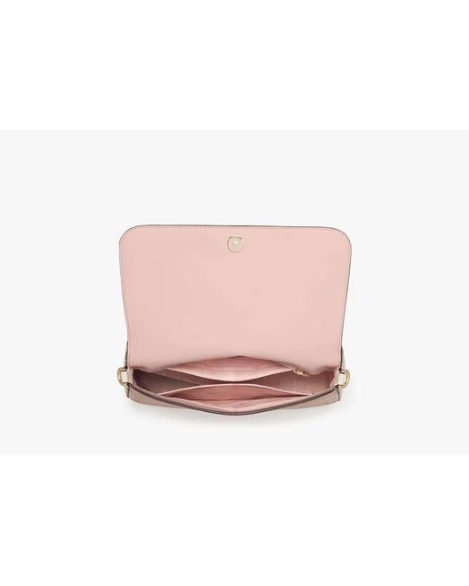 Kate Spade Pink Hudson Colorblocked Convertible Flap Shoulder Bag