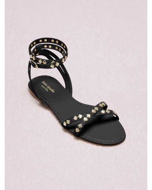 kate spade black flip flops