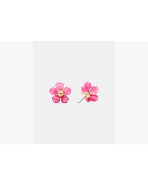 Kate Spade Pink Summer Daze Flower Studs