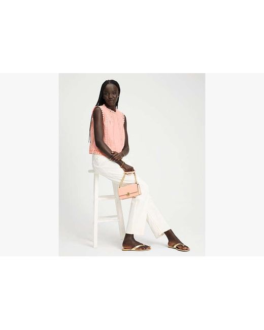 Kate Spade Pink Dot Trim Shell
