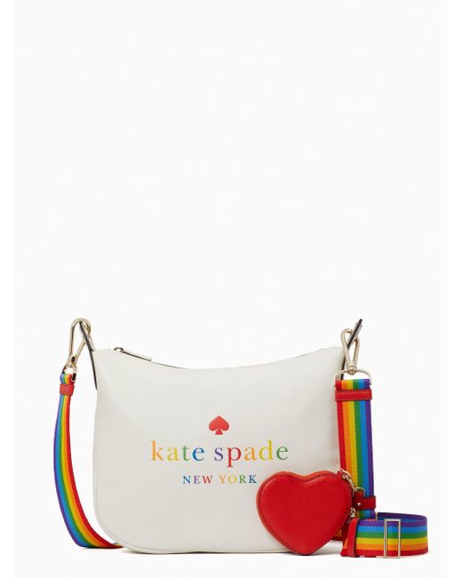 Kate Spade Rosie Rainbow Crossbody Bag in White Lyst Australia
