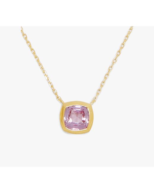 Kate Spade White Kate Spade Fine Time To Shine Gem Pendant