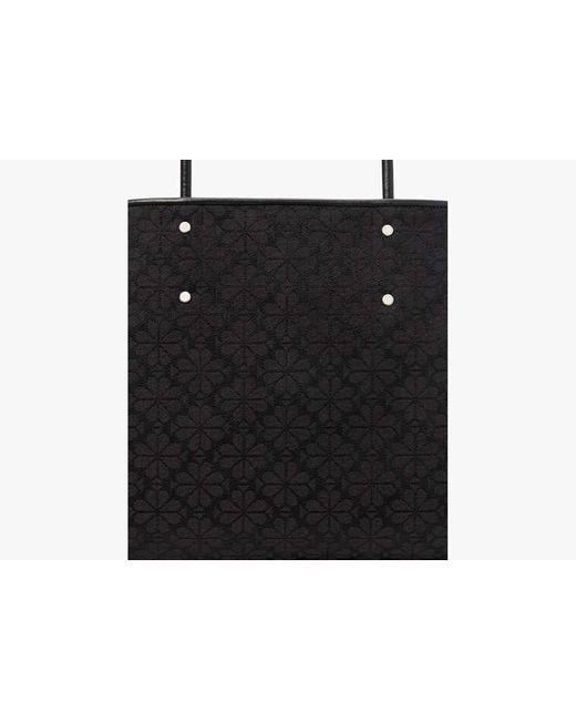 Kate Spade Black Spade Flower Jacquard Large Everything Tote
