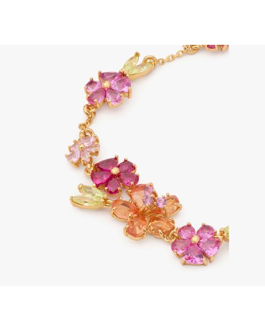 Kate Spade Pink Paradise Floral Line Bracelet