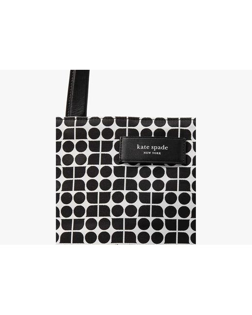 Kate Spade Black Noel Tote Bag aus Jacquard