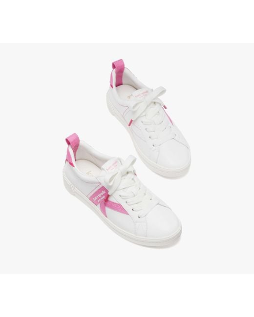 Kate Spade Pink Signature Sneakers