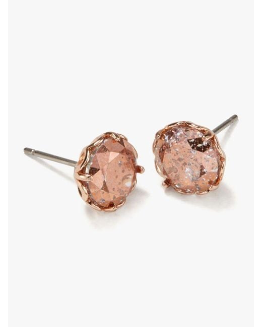 Kate Spade Pink That Sparkle Round Earrings