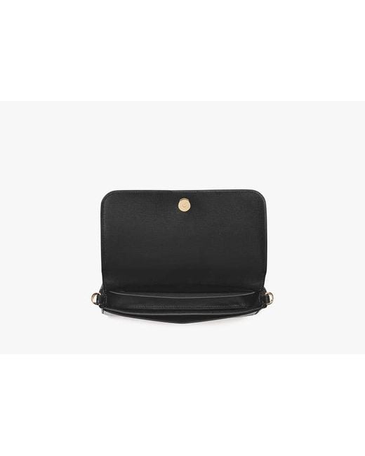 Kate Spade Black Devin Flap Chain Wallet