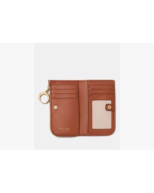Kate Spade Brown Halo Bifold Wallet