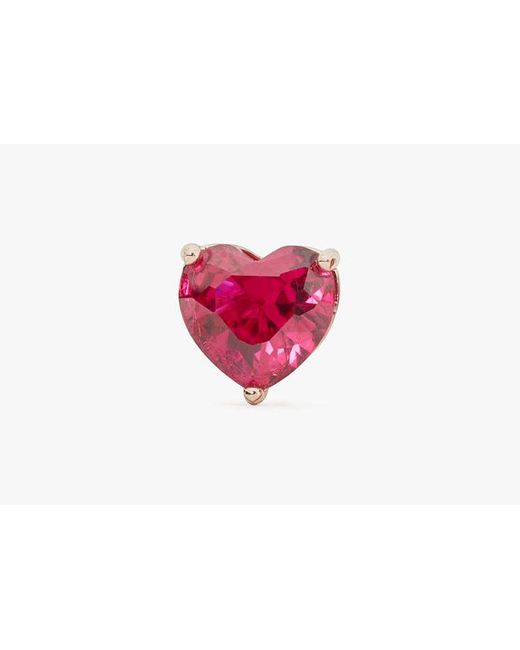 Kate Spade Pink My Love Heart Studs