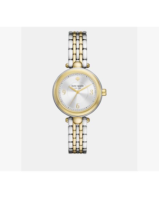 Kate Spade Metallic Gracie Round Two Tone Watch