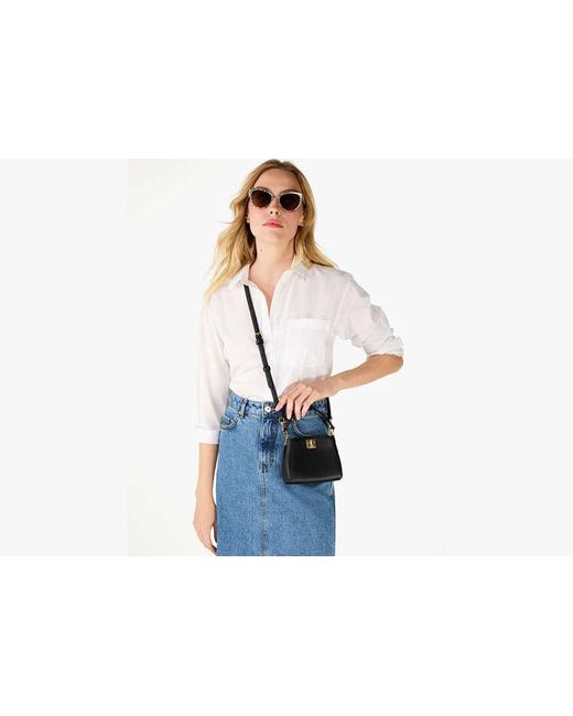レディース kate spade フィービー ミニ トップ ハンドル クロスボディ 黒