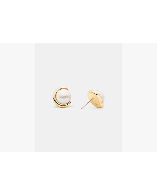 Kate Spade White Harmony Studs