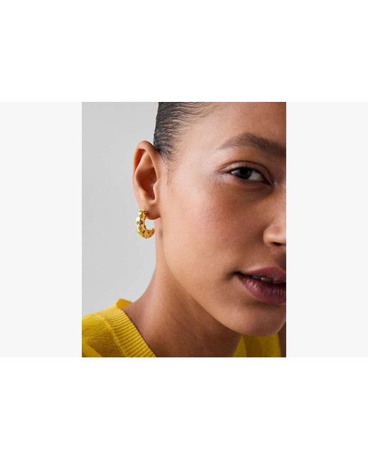 Kate Spade Metallic Summer Daze Banana Statement Earrings