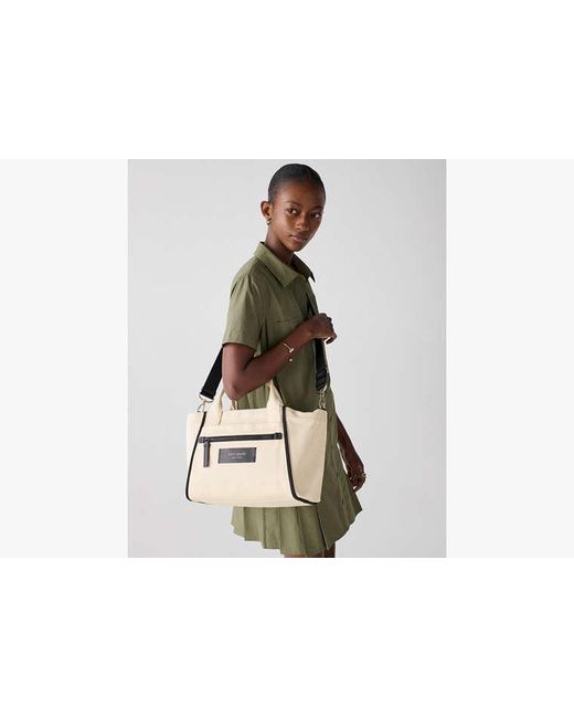 Kate Spade Natural Dash Canvas Tote Bag