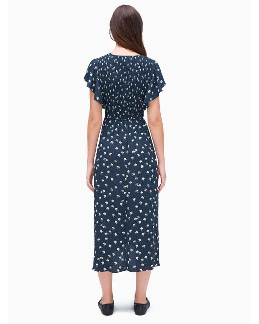 Kate spade daisy toss flutter sleeve dress Outlet