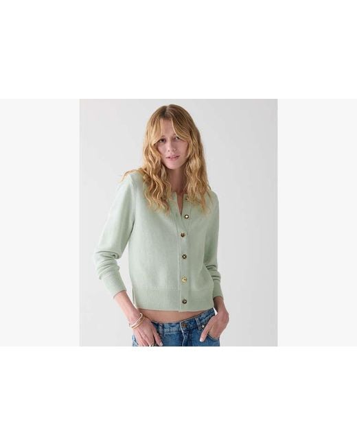 Kate Spade White Novelty Button Nell Cardigan