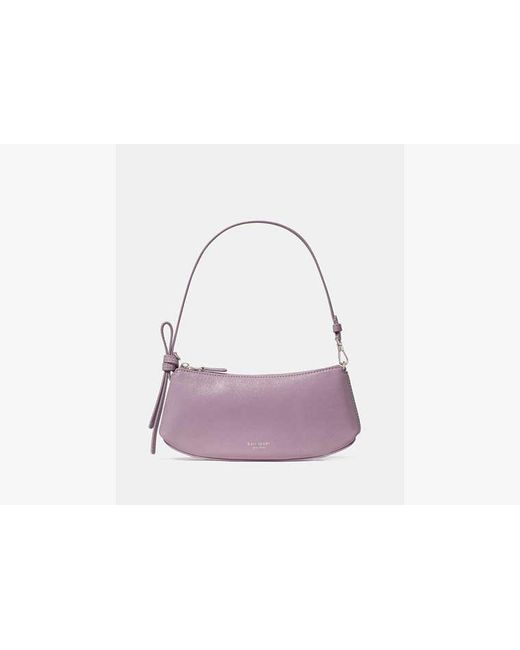Kate Spade Purple Kate Spade Loop Glazed Pochette Bag