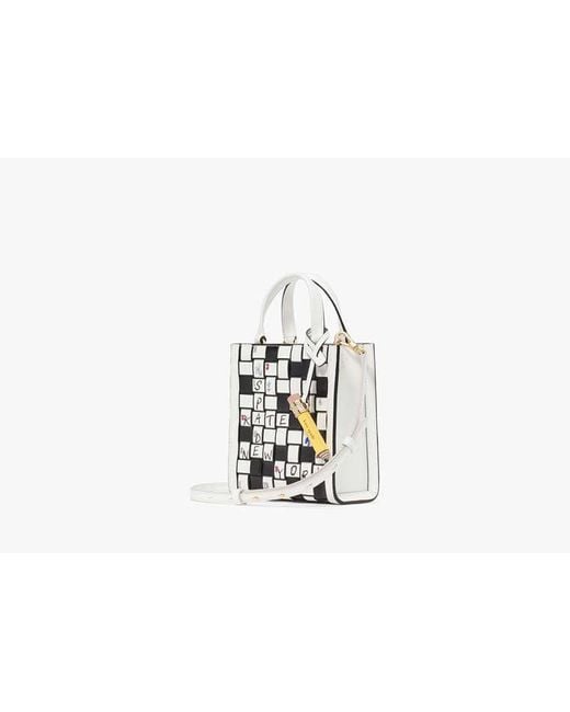 Kate Spade Wordplay Mini Manhattan Tote in White | Lyst UK