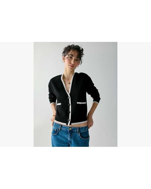 Kate Spade Black Kate Spade V-Neck Cardigan Top