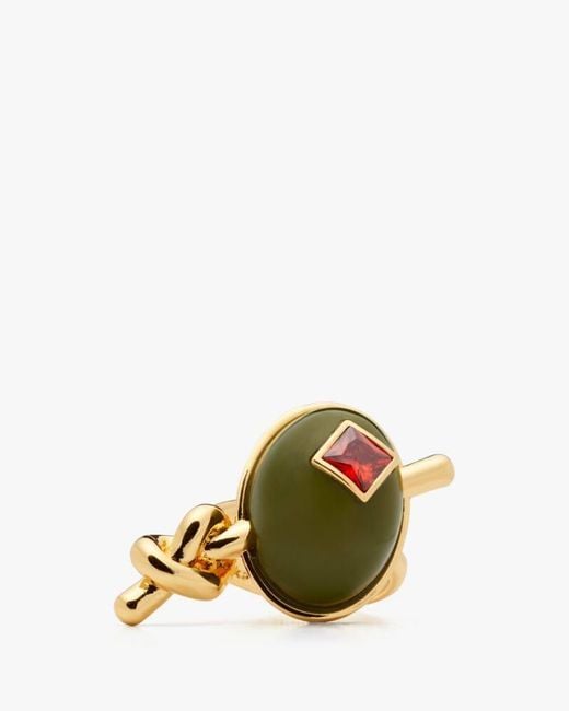 Kate Spade Metallic Shaken Or Stirred Statement Ring