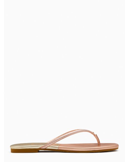 Kate Spade Cabana Sandals in Pale Gold 
